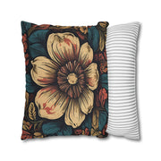 Retro Blooms Flower Pillow Case - Spring Summer Decor