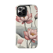 Vintage Lotus Blossom Phone Case Gift for Her - Trending Floral Design