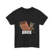 Funny Cat Throwing Brick - Angry Cat Meme T-Shirt - Unisex Apparel