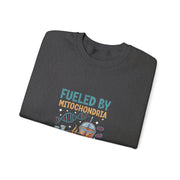 Funny Biology Teacher Science Fueled by Mitochondria Sweatshirt - Unisex Apparel