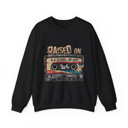 Raised On Old School Hip Hop Sweatshirt Vintage Rap Music Apparel