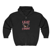 I Eat Cement Funny Cat Meme Zip Hoodie - Unisex Apparel