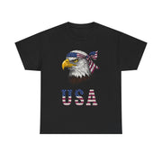 Patriotic American Flag Bald Eagle T-Shirt Unisex Apparel
