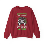 Kindergarten Graduation Gamer Sweatshirt 1st Grade Unlocked Gift for Boys Kids