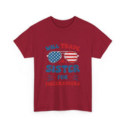 Funny 4th of July T-Shirt - Will Trade Sister for Firecrackers - Gift for Her