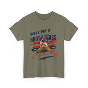 Western Cowgirl Boot T-Shirt Patriotic 4th Of July Gift for Her