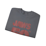 Jaws 50th Anniversary Sweatshirt, Movie Logo Front Back Design, Unisex Apparel