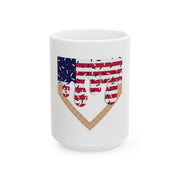 Baseball Drip Boy Ice Cream Patriotic American Mug - 4th of July Gift for Him
