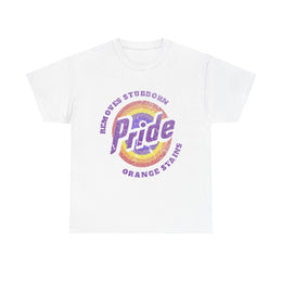 Resist Trump T-Shirt – Bold Political Pride Tee with Funny “Remove Orange Stains” Message for LGBTQ+ Allies