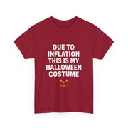 Funny Inflation Halloween Costume T-Shirt for Him