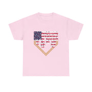 Baseball Drip Ice Cream Boy T-Shirt – Patriotic 4th of July Tee, American Flag Style, Summer Gift, Casual Wear, Fun & Festive Look