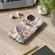 Vintage Lotus Blossom Phone Case Gift for Her - Trending Floral Design