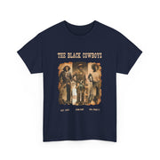 Black Cowboy Western Rodeo Melanin Black History Texas Men's T-Shirt Gift for Him