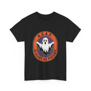 ASAP As Scary As Possible Funny Ghost Halloween T-Shirt - Unisex Apparel