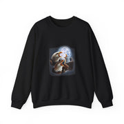 Funny Eagle Howling At The Moon Sweatshirt for Bird Lovers