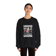 Funny Frog Meme Women's Sweatshirt - Sagging But Still Gagging
