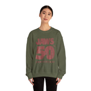 Jaws 50th Anniversary Sweatshirt, Movie Logo Front Back Design, Unisex Apparel