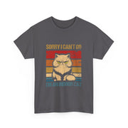 Sorry I Can't Go I'm An Indoor Cat Unisex T-Shirt