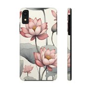 Vintage Lotus Blossom Phone Case Gift for Her - Trending Floral Design