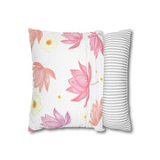 2025 Vintage Lotus Pillow Case - Unique Floral Art Design Soft Cushion Cover Gift Idea - Unisex