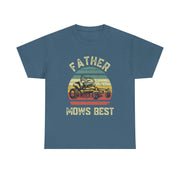 Funny Father's Day T-Shirt Dad Mows Best Lawn Mowing Gift for Him