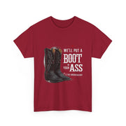 Cowgirl Western Boot 4th of July T-Shirt Gift for Her
