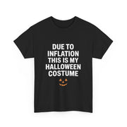 Funny Inflation Halloween Costume T-Shirt for Him