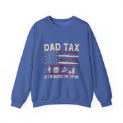 Funny Dad Tax USA Flag Sweatshirt Fathers Day Gift for Him