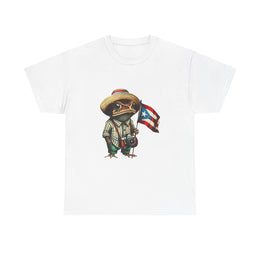Coqui Frog Puerto Rico T-Shirt - Puerto Rican Flag, Taino, Boricua - Unisex Apparel