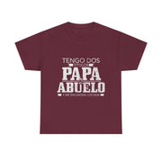 Tengo Dos Titulos Papa Abuelo Funny Spanish Father's Day T-Shirt Gift for Him