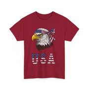 Patriotic American Flag Bald Eagle T-Shirt Unisex Apparel