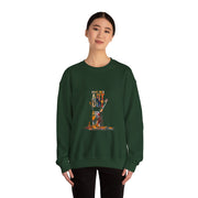 Vintage Cat Art Teacher Sweatshirt Gift for Unisex