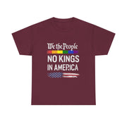 No Kings in America T-Shirt – Bold Patriotic Statement Tee for Politically Active Men