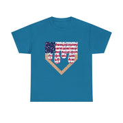 Baseball Drip Ice Cream Boy T-Shirt – Patriotic 4th of July Tee, American Flag Style, Summer Gift, Casual Wear, Fun & Festive Look