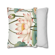 Elegant Floral Pillow Cover - Aesthetic Bedroom Decor - Housewarming Gift