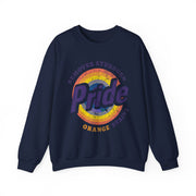 Pride Removes Stubborn Orange Stains Sweatshirt – Funny Retro LGBTQ+ Statement for Pride Month & Protest Style