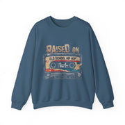 Raised On Old School Hip Hop Sweatshirt Vintage Rap Music Apparel
