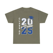 DONE Class of 2025 Graduation T-Shirt – Bold Grad Seniors 2025 Tee for Him or Her to Celebrate the Big Day