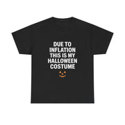 Funny Inflation Halloween Costume T-Shirt for Him