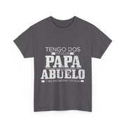 Tengo Dos Titulos Papa Abuelo Funny Spanish Father's Day T-Shirt Gift for Him