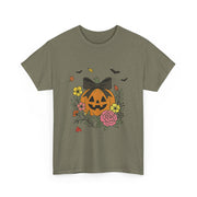Charming Pumpkin Floral Design Accent Joy T-Shirt - Unisex Apparel