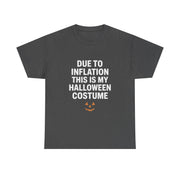 Funny Inflation Halloween Costume T-Shirt for Him