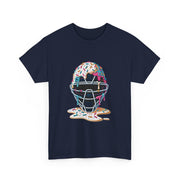 Cool Baseball Catcher Ice Cream T-Shirt Gift for Boys